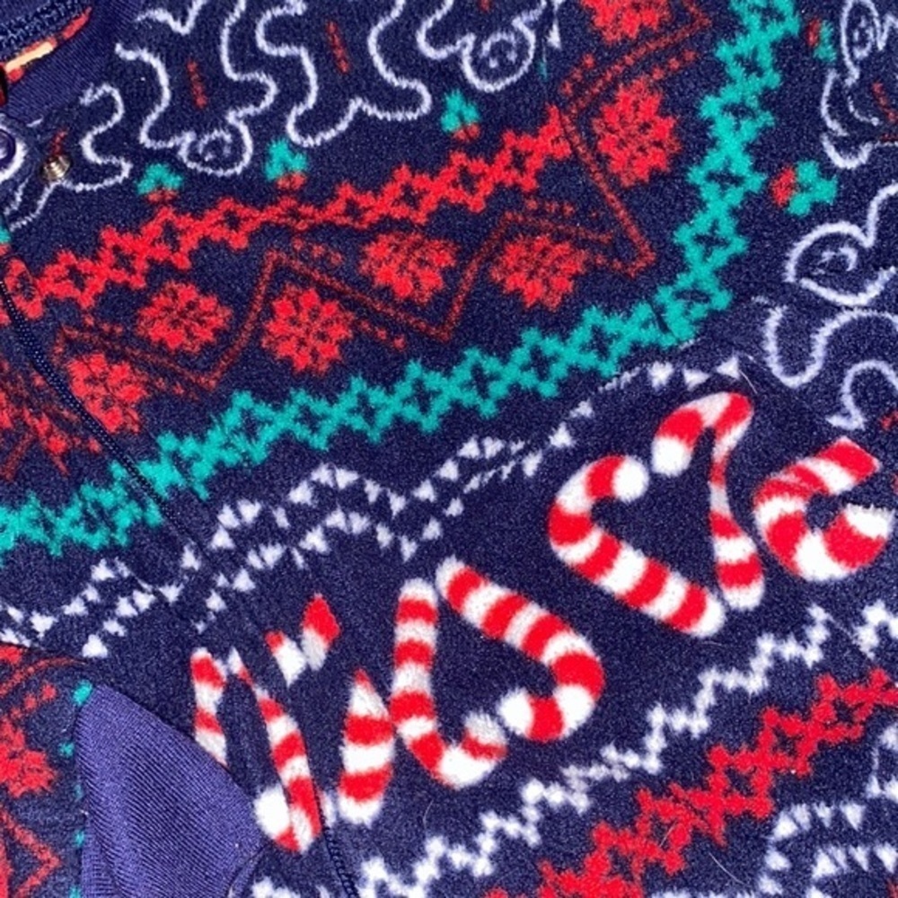 Super cute ginger bread man holiday onesie pjs 5/6. - Picture 3 of 3